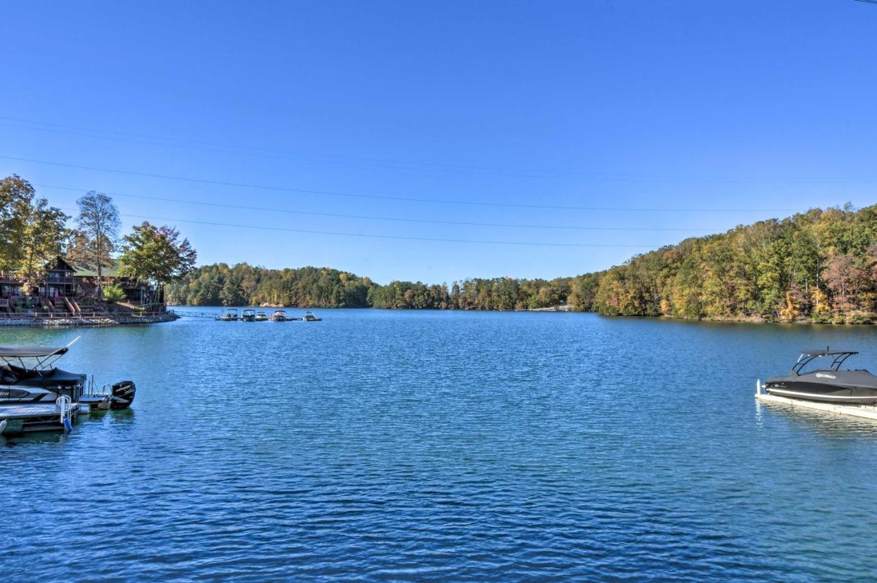 Lake Keowee Escape With Dock, Deck And Lake Access! Six Mile Dış mekan fotoğraf