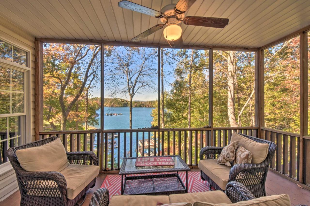 Lake Keowee Escape With Dock, Deck And Lake Access! Six Mile Dış mekan fotoğraf