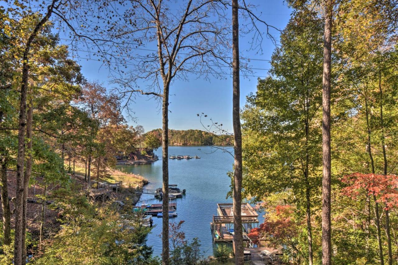 Lake Keowee Escape With Dock, Deck And Lake Access! Six Mile Dış mekan fotoğraf