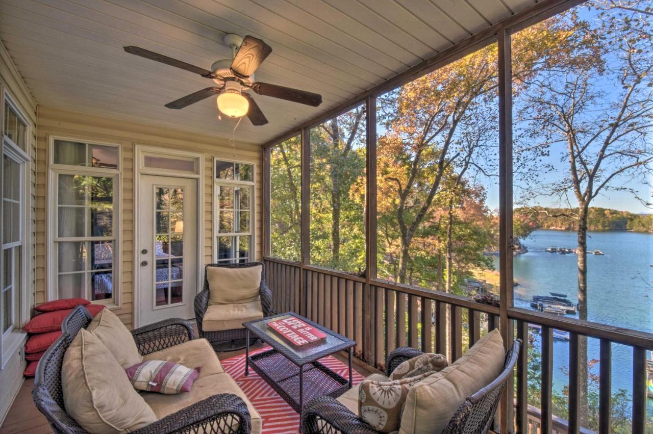 Lake Keowee Escape With Dock, Deck And Lake Access! Six Mile Dış mekan fotoğraf