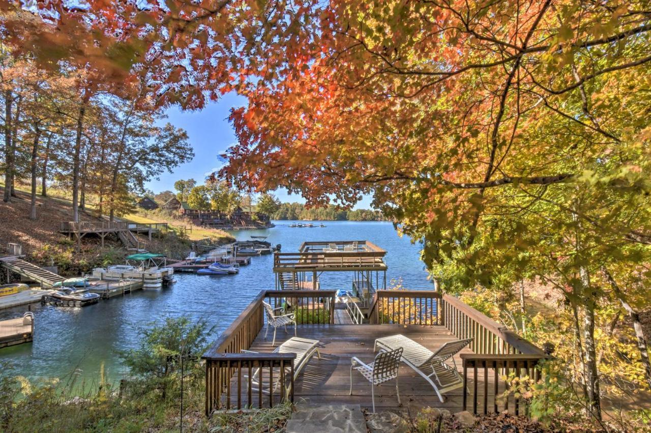 Lake Keowee Escape With Dock, Deck And Lake Access! Six Mile Dış mekan fotoğraf